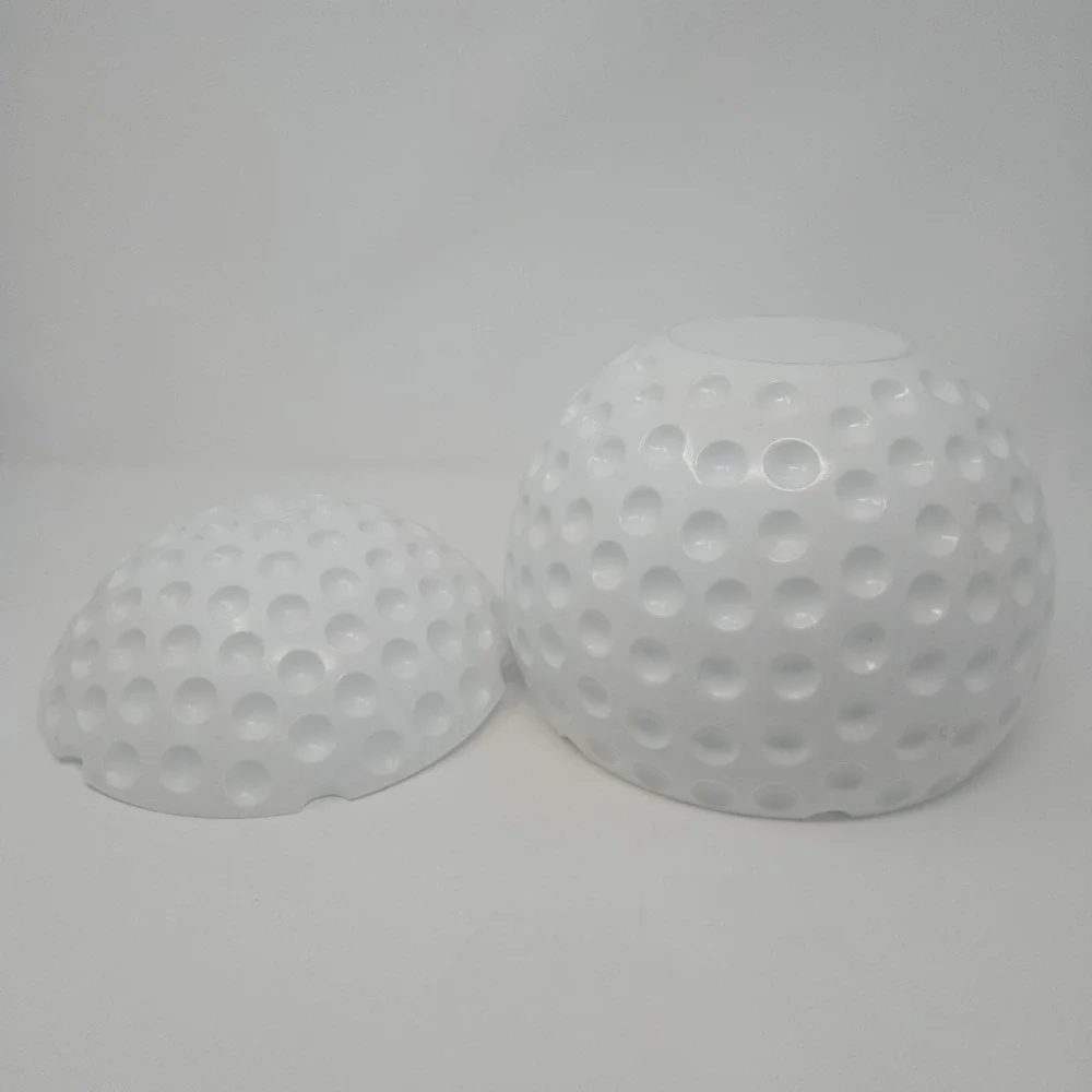 Vintage Mario Luca Giusti‎ Golfball MCM White Lucite Ice Chest Bucket Itailian